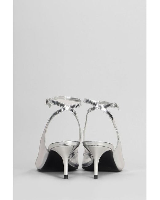 SCHUTZ SHOES White Ruber Mid Sandals