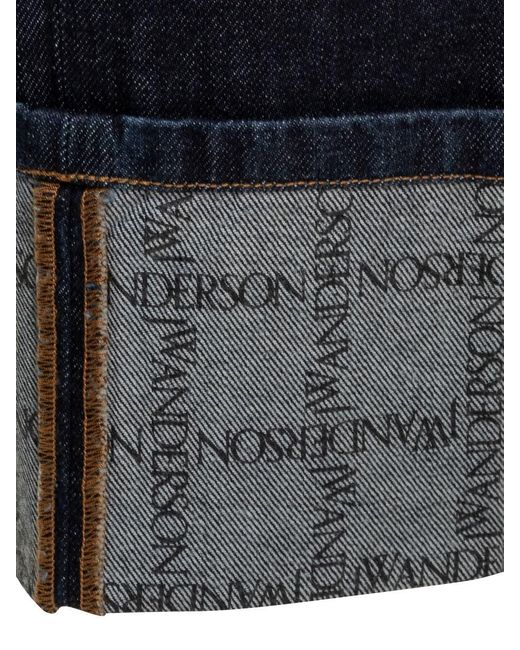 J.W. Anderson Blue Jeans Workwear for men