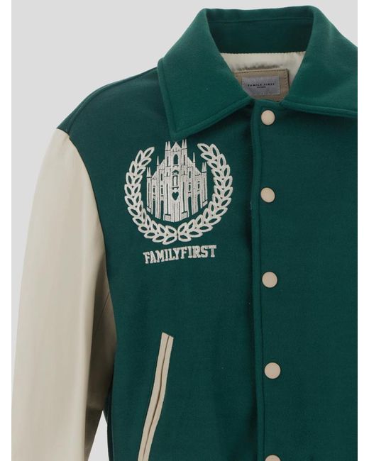 FAMILY FIRST Green Jackets for men
