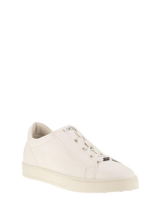 Tod's White Leather Trainers for men