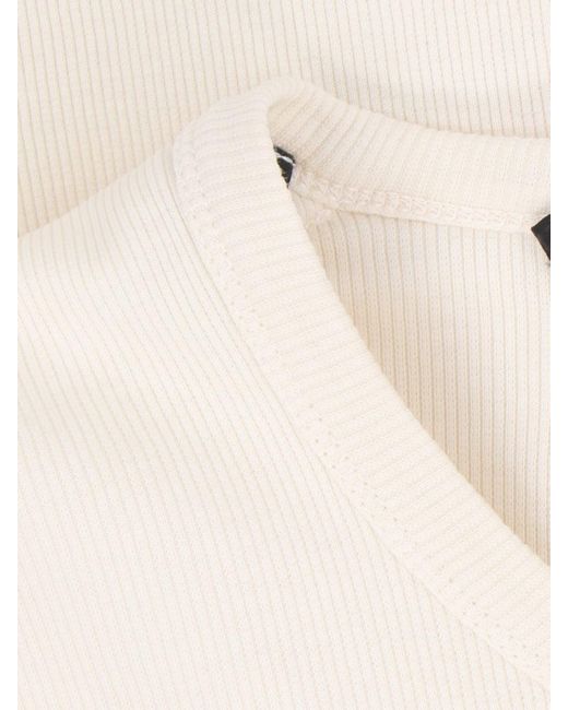 Tom Ford White Basic Henley Sweater for men