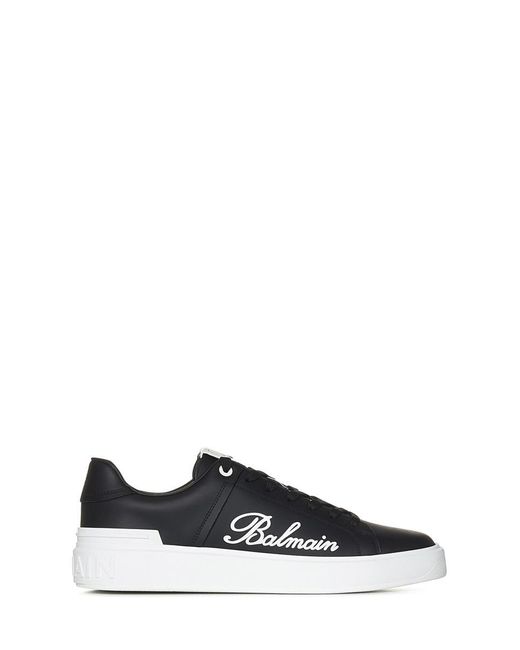Balmain Black Paris B-Court Sneakers for men