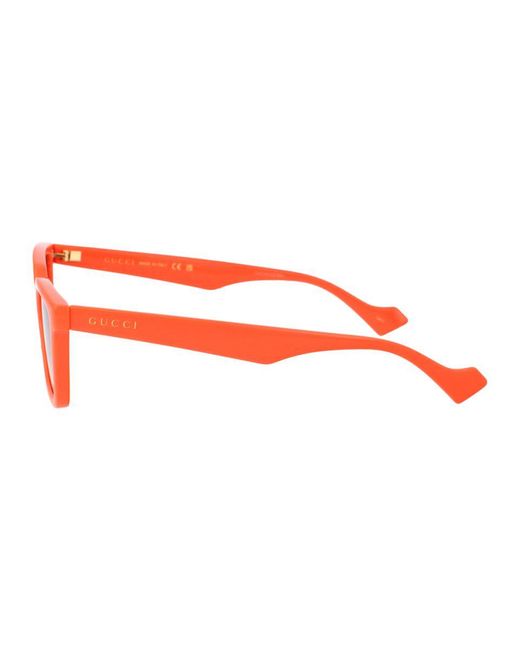 Gucci Orange Sunglasses for men