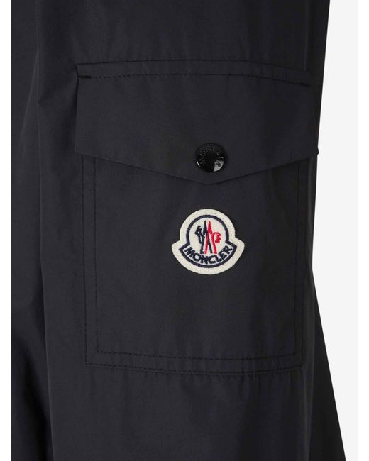 Moncler Blue Sassiere Technical Jacket for men