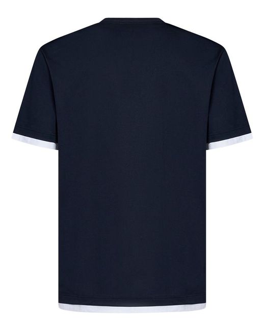 Brioni Blue T-Shirt for men
