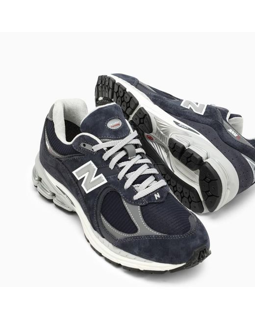 New Balance Blue Low 2002r Eclipse Leather Trainer