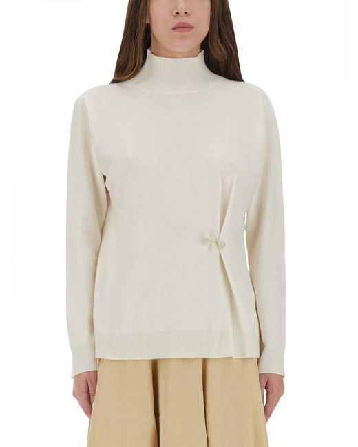 Fabiana Filippi Women's Natural Wool, Silk And Cashmere Sweater