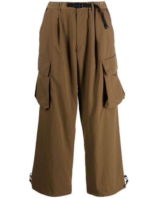 Gramicci Brown Nylon Cargo Trousers for men