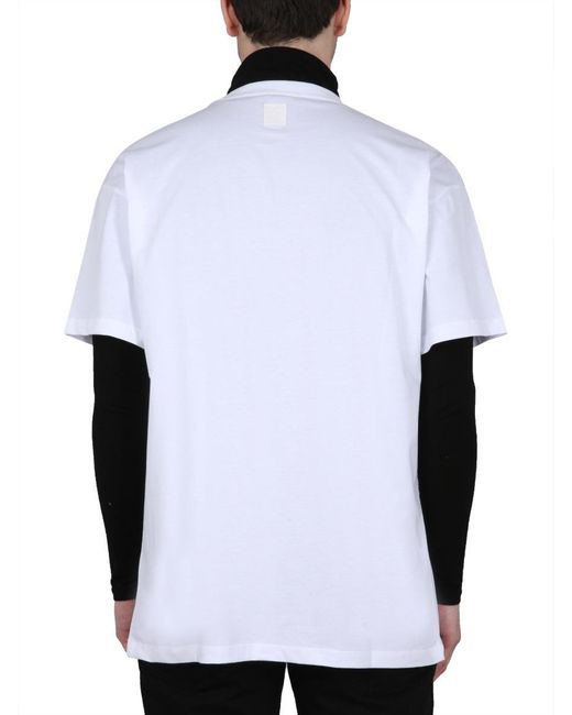 Raf Simons White Ovesize Fit T-Shirt for men