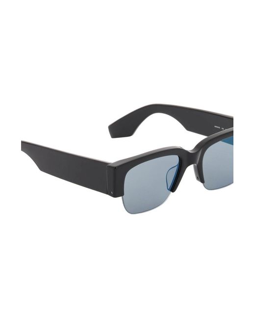 Alexander McQueen Black Sunglasses With Graffiti Logo for men