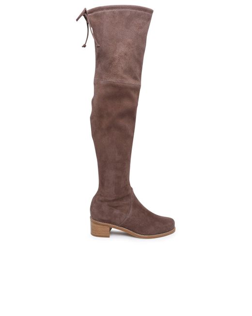 stuart weitzman boots beige