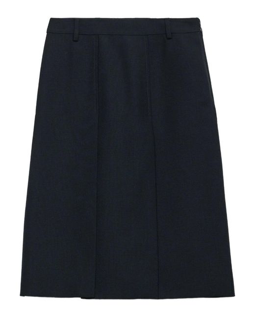 Prada Blue Skirt Clothing