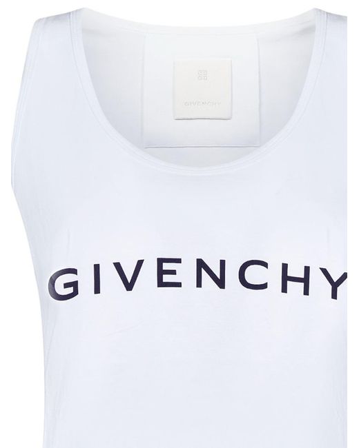 Givenchy White Archetype Tank Top