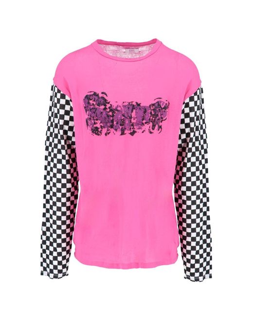 ERL Pink Long Sleeve T-Shirt for men