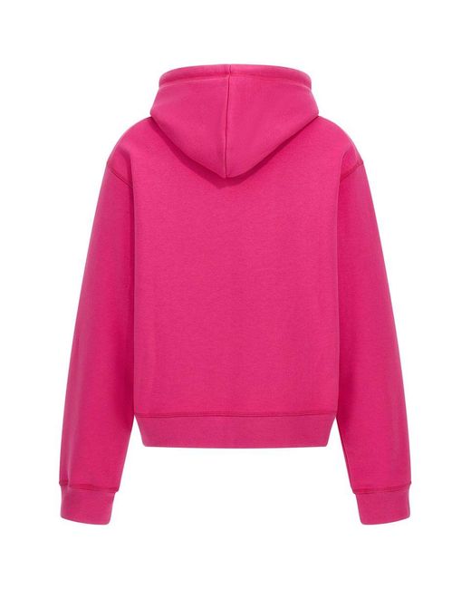 DSquared² Pink Fuchsia Cotton Sweatshirt