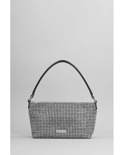 【送料&関税込】self-portrait Diamante Small Hand Bag In Sil Self-Portrait Diamante Small Hand Bag in Gray | Lyst