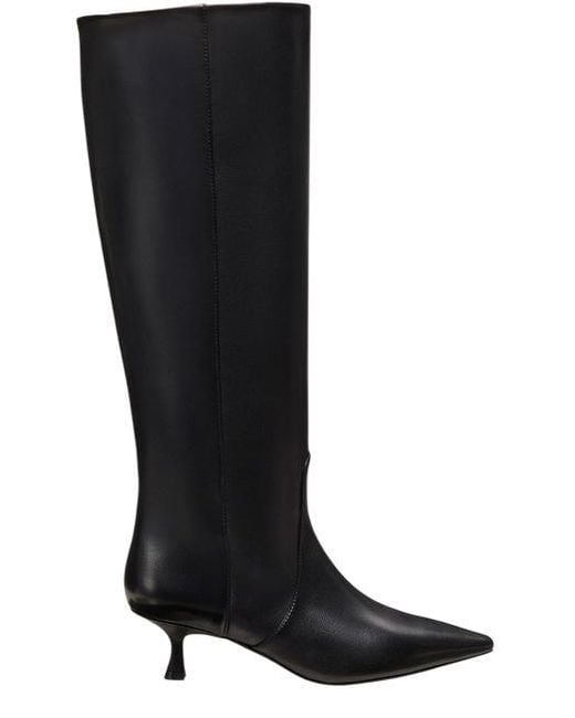 Stuart Weitzman Blue Luxurious Leather Boots For