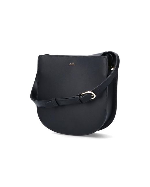 A.P.C. Blue 'Genève' Crossbody Bag