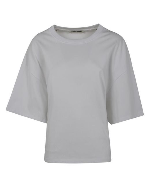 DARKPARK Gray Doyle Draped Short Sleeved Tee