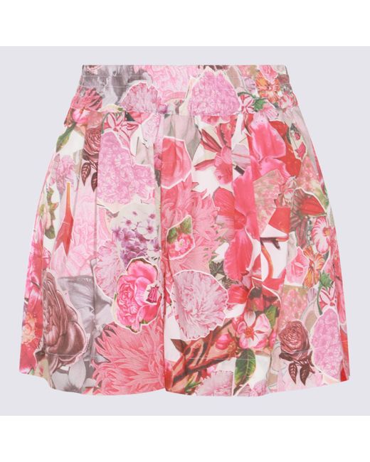 Marni Pink Cotton Shorts