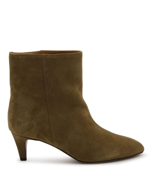 Isabel Marant Green Suede Deone Boots