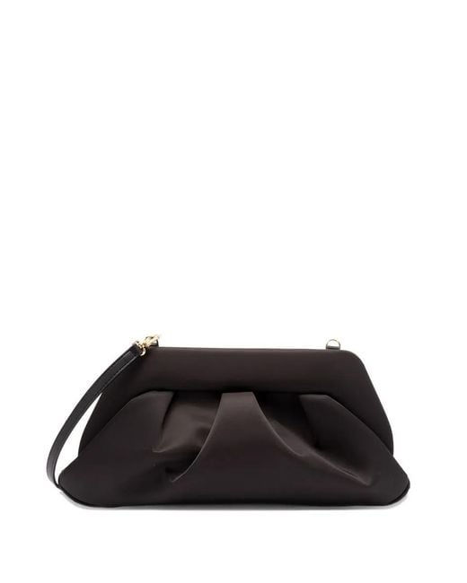 THEMOIRÈ Yellow Emera Clutch With Gathered Detail