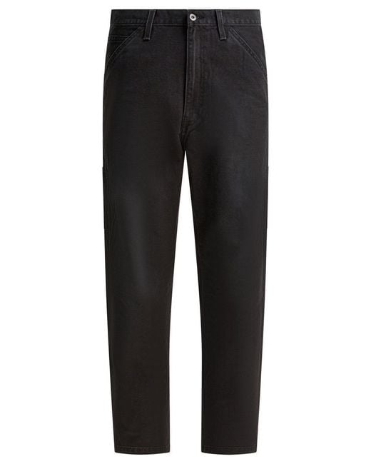 Levi's Black "Carpenter 568 Loose Straight" Jeans for men