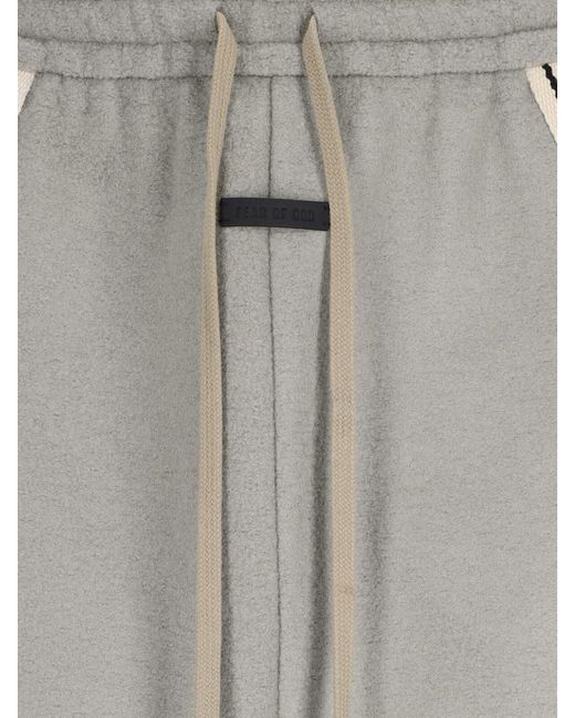 Fear Of God Gray Track Shorts for men