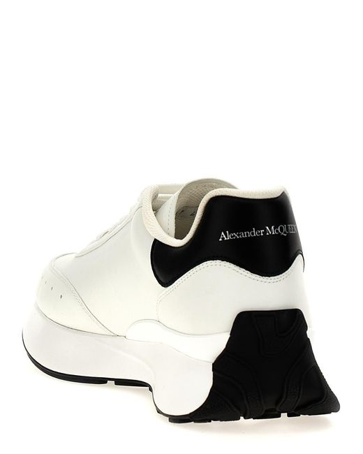 Alexander McQueen White Sprint Runner Sneakers for men