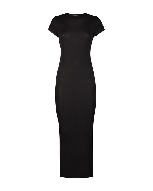 Wardrobe NYC Black Cap Sleeve Dress