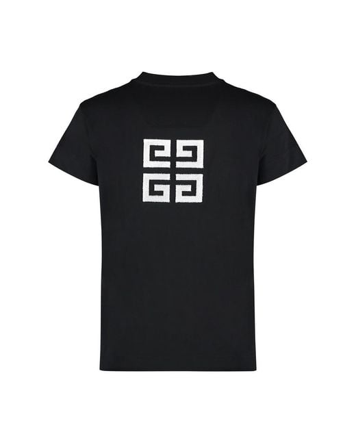 Givenchy Black Cotton Crew-neck T-shirt