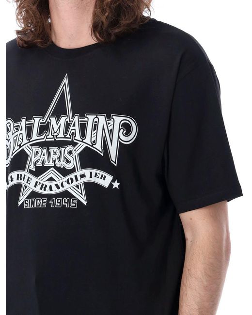 Balmain Black Star T-shirt for men