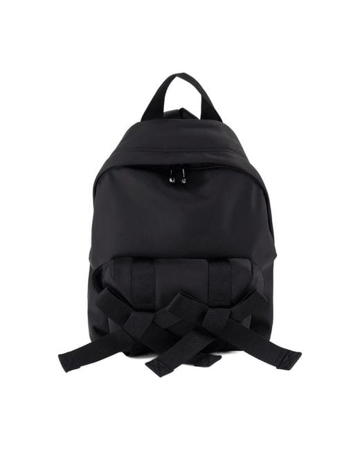 Simone Rocha Black Bow Front Backpack