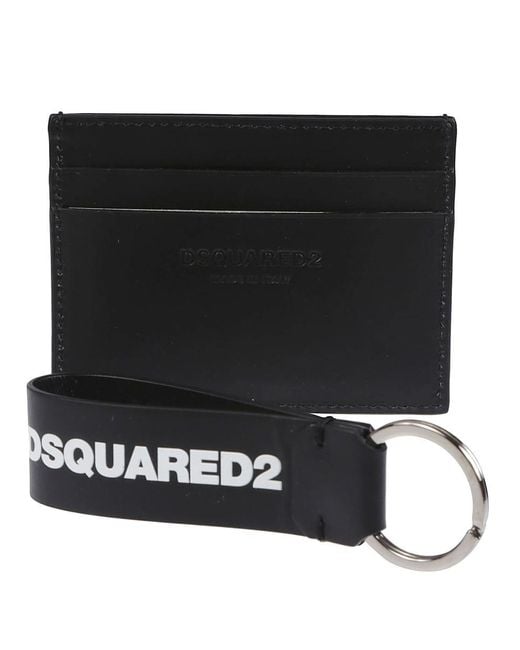 DSquared² Black Smallleathergoods for men