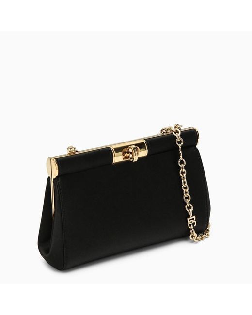 Dolce & Gabbana Black Dolce&Gabbana Small Marlene Shoulder Bag