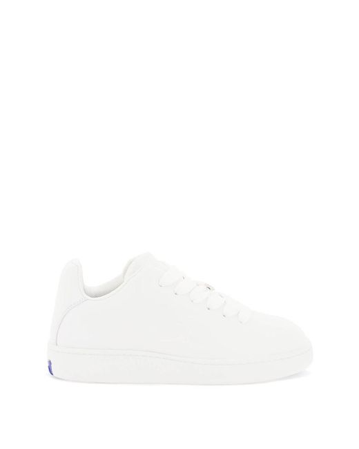 Burberry White Leather Sneaker Storage Box for men