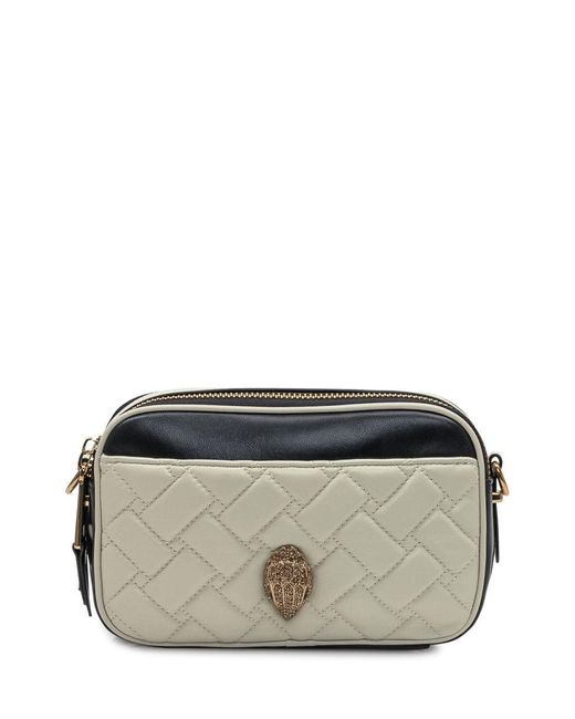 Kurt Geiger Gray Kurt Geiger Kensington Quilted Shoulder Bag