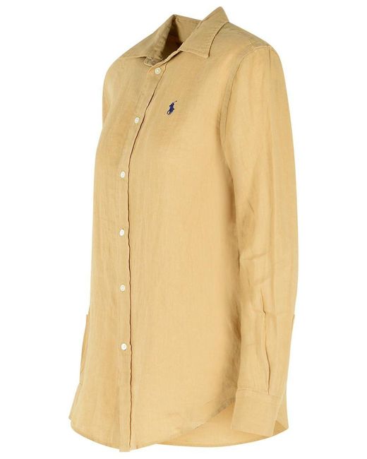 Polo Ralph Lauren Yellow Linen Shirt