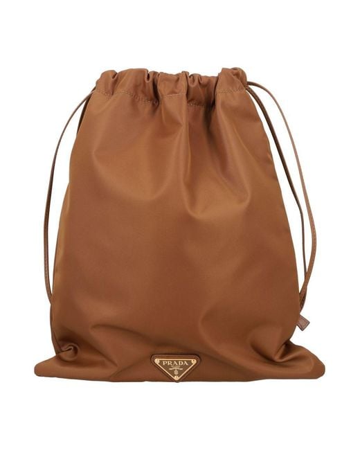 Prada Brown Re-nylon Pouch