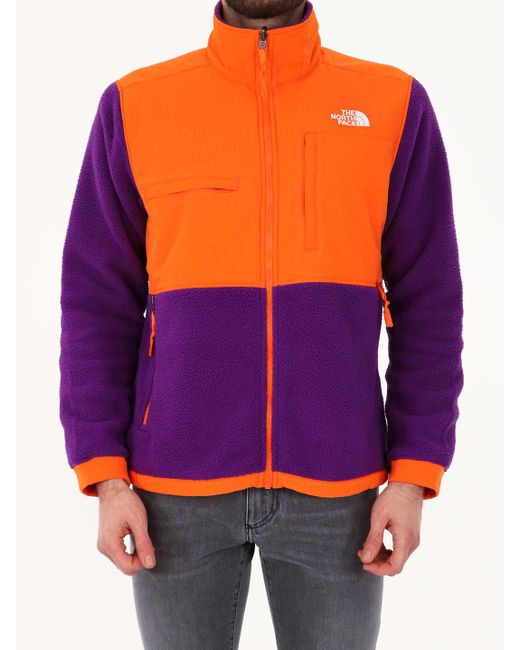 orange and purple jacket
