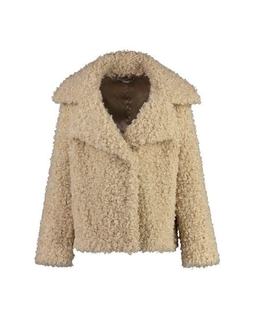 Stella McCartney Natural Vegan Fur Coat
