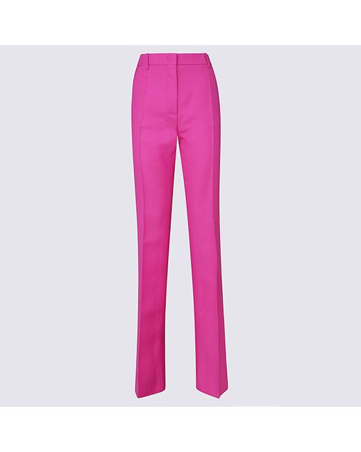 Valentino Pink Pp Wool Pants