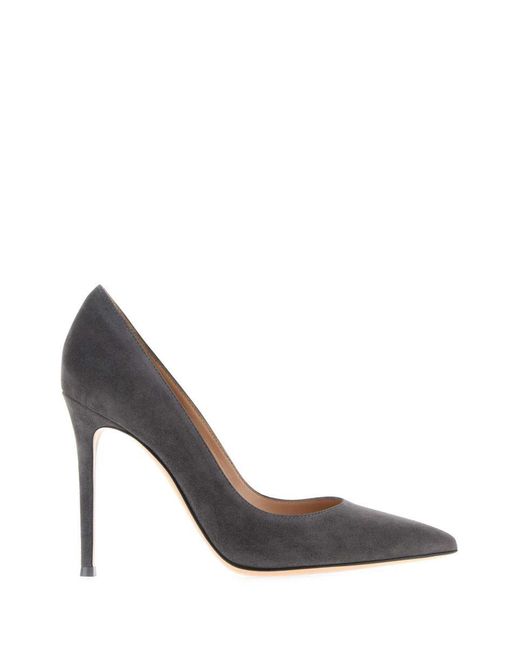 Gianvito Rossi Gray Heeled Shoes