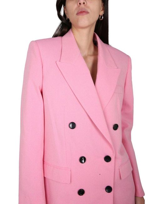 Isabel Marant Pink Nevim Double-Breasted Jacket