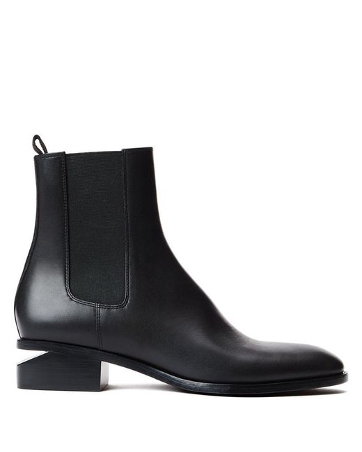 Alexander Wang Black Kane 35mm Ankle Boot In Leather