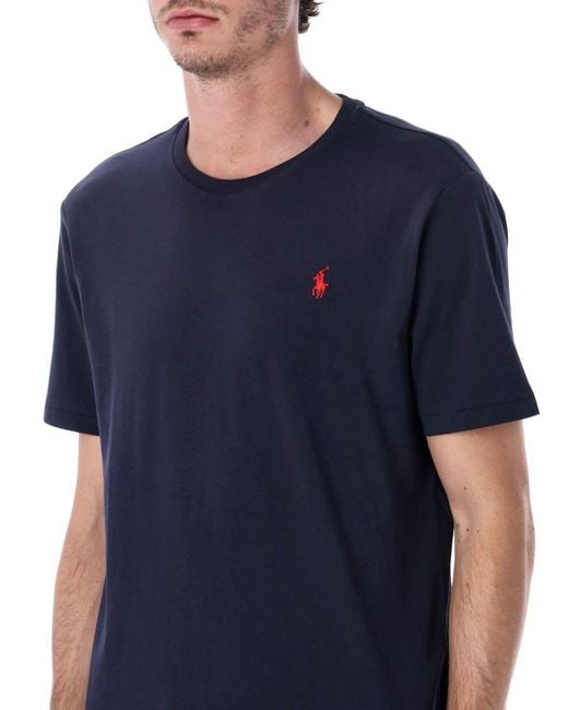 Polo Ralph Lauren Blue Classic Tee for men