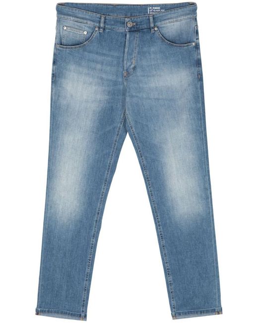 PT Torino Blue Long Skinny Jeans for men