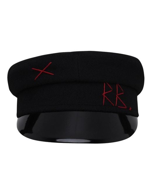 Ruslan Baginskiy Black Cotton Hat 