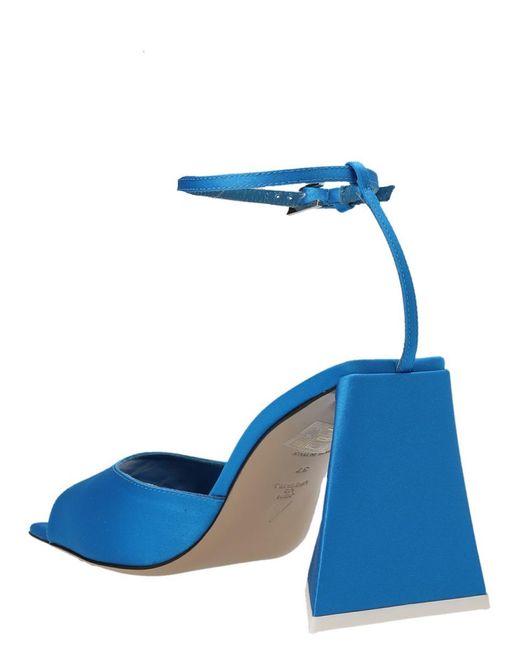 The Attico Blue 'piper' Sandals