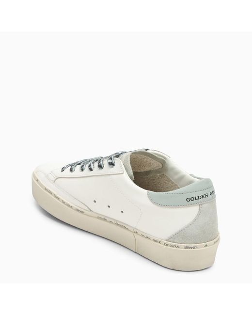 Golden Goose Deluxe Brand White Low Hi Star Sneakers With Platform